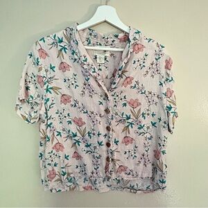 Floral Button Down